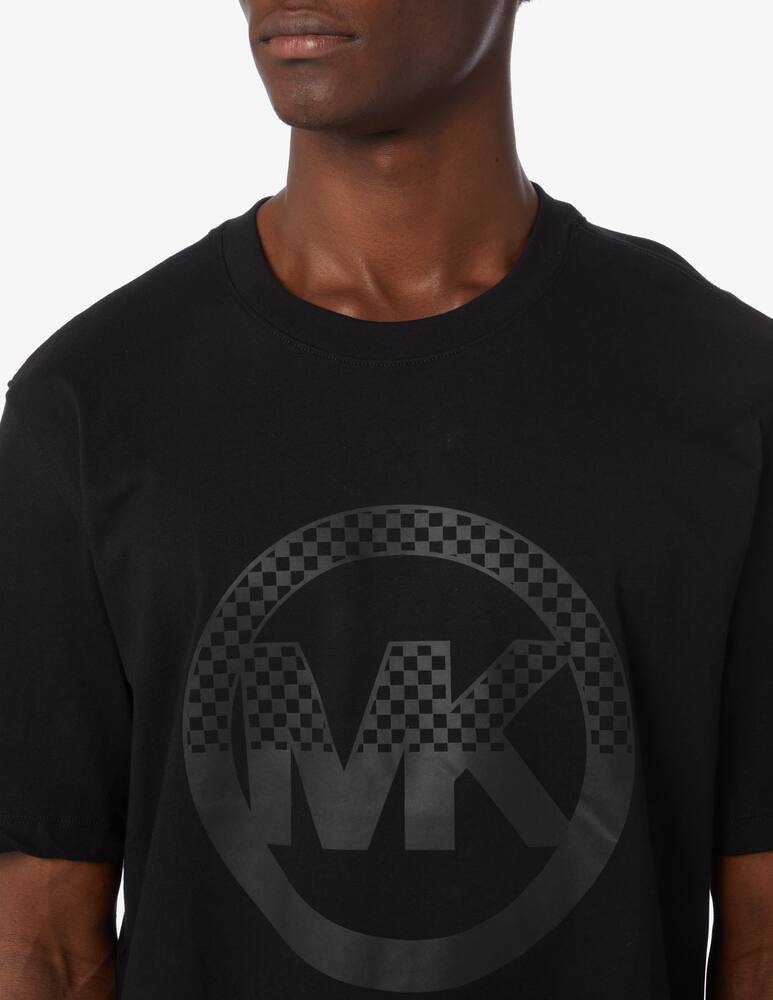 rinascente Michael Kors Logo checked t-shirt 