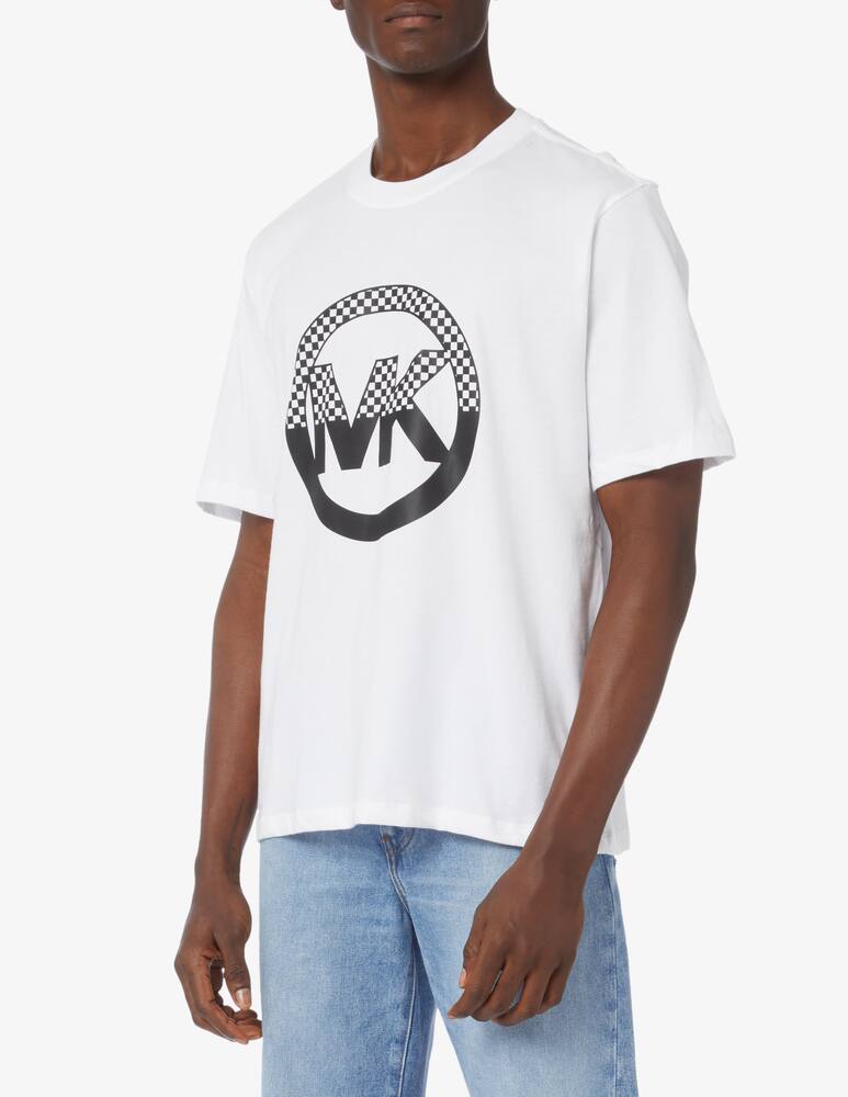 rinascente Michael Kors Logo checked t-shirt 