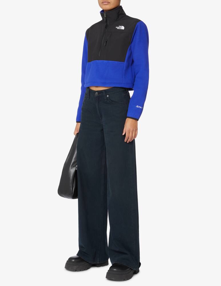 rinascente The North Face Felpa denali corta in pile - Blu