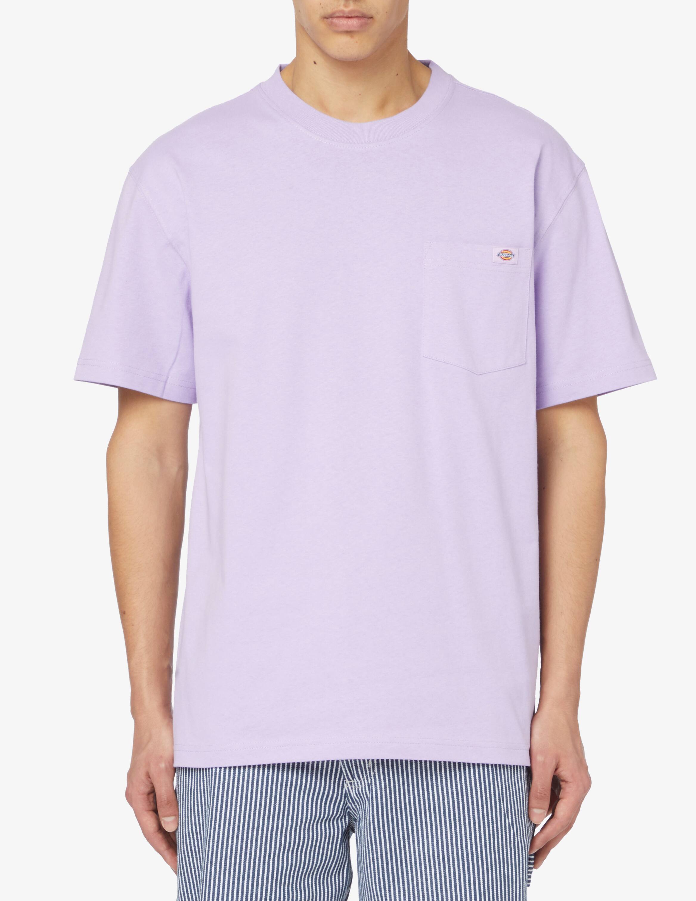 Dickies Maglietta Uomo Con Taschino – Tessuto Pesante Melange, Colore Sfagno Heather, Taglia 3XL Alta