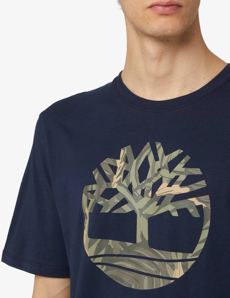 rinascente Timberland Maglietta camo con logo 
