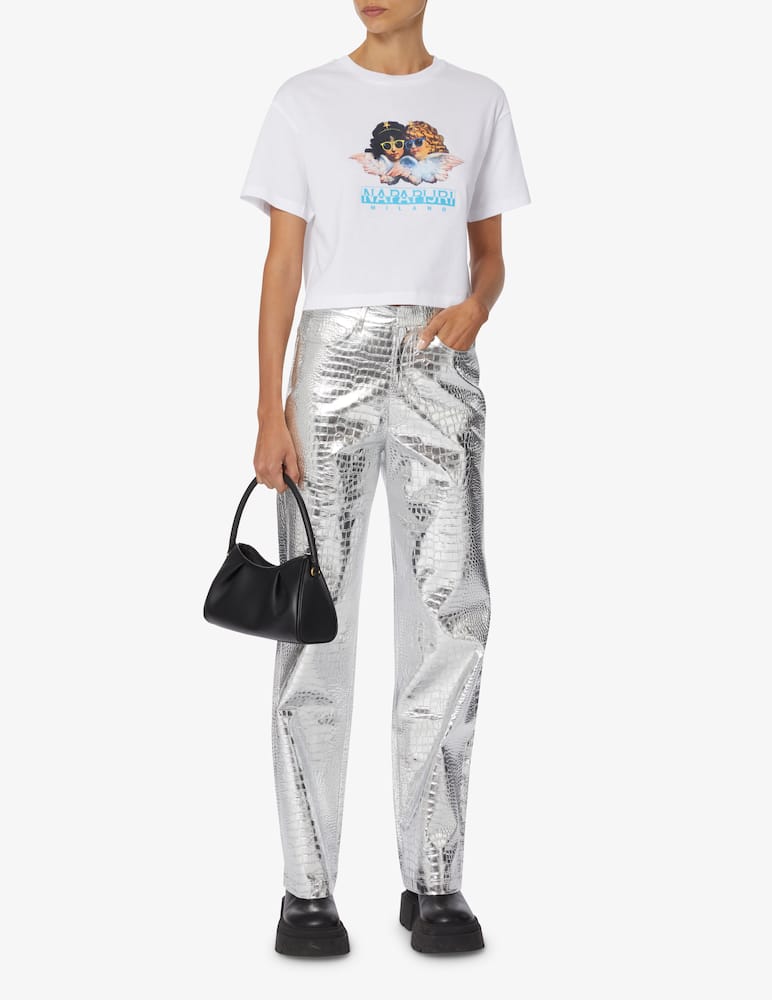 rinascente Napapijri T-shirt crop Fiorucci x Napapijri - Bianco