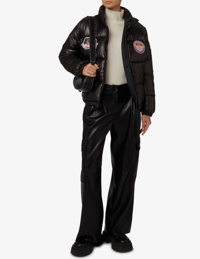 rinascente Napapijri Napapijri x Fiorucci puffer short jacket - Black