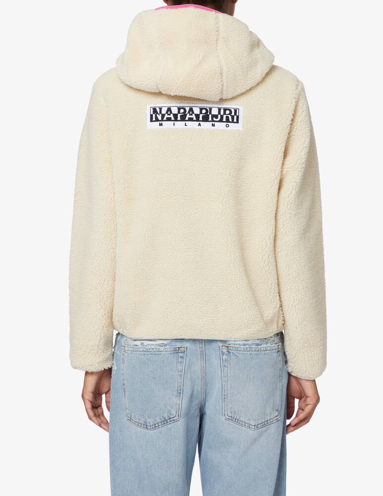 rinascente Napapijri Napapijri x Fiorucci Yupik full zip hoodie fleecewear - Beige