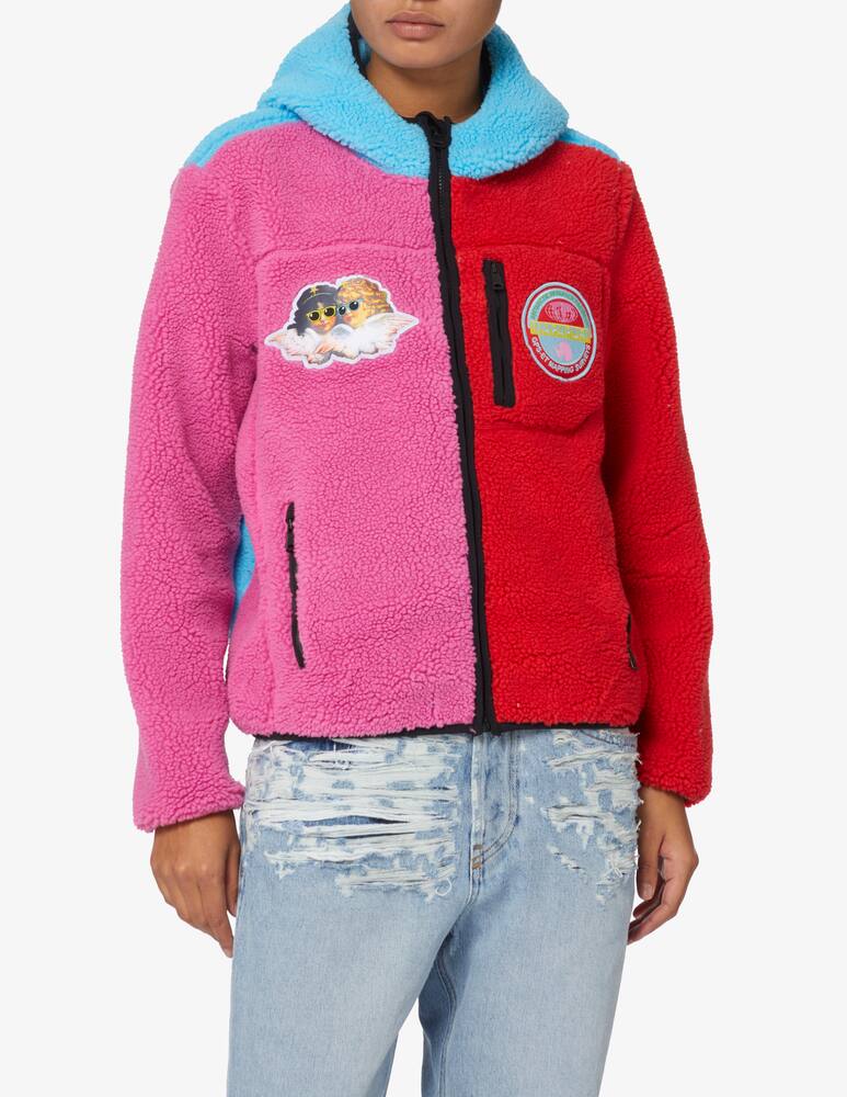 Napapijri Napapijri x Fiorucci Yupik full zip hoodie fleecewear - Red - picture 1 Napapijri Napapijri x Fiorucci Yupik full zip hoodie fleecewear - Red - picture 1