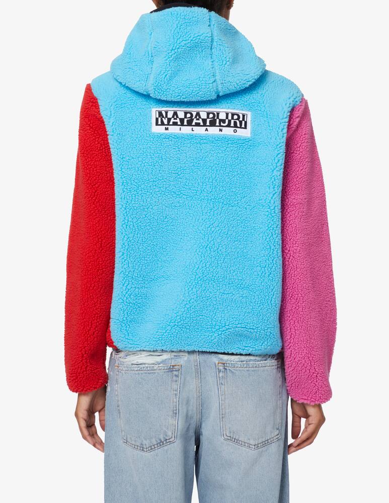 rinascente Napapijri Pile full zip con cappuccio Yupik Napapijri x Fiorucci - Rosso