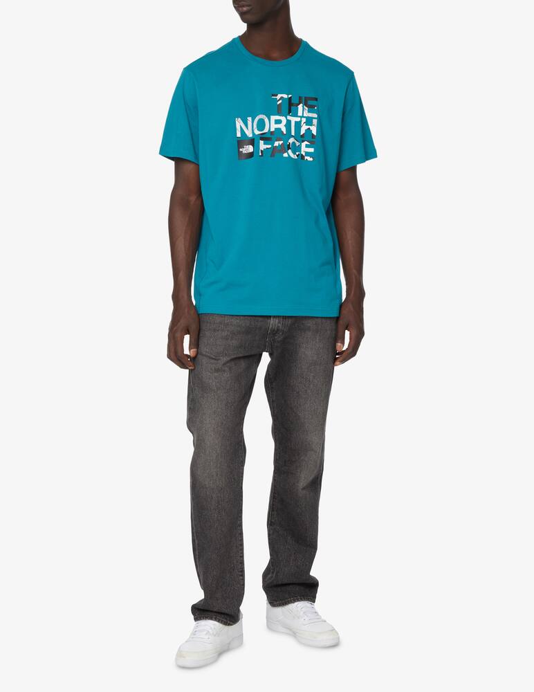 rinascente The North Face Coordinates logo print t-shirt - Light blue