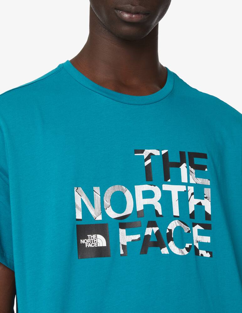 rinascente The North Face Coordinates logo print t-shirt - Light blue