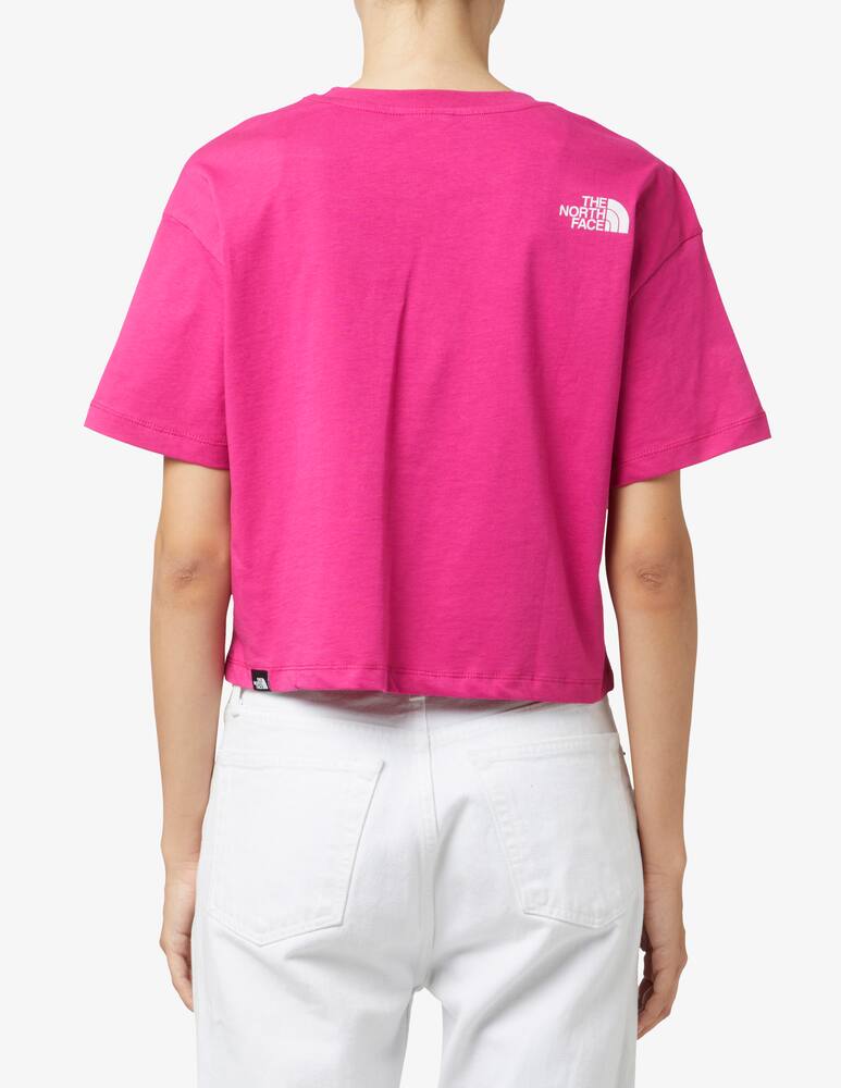 rinascente The North Face Crop box t-shirt - Pink