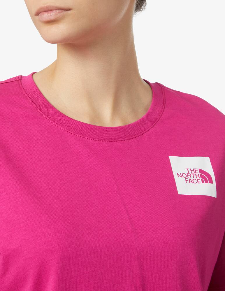 rinascente The North Face Crop box t-shirt - Pink