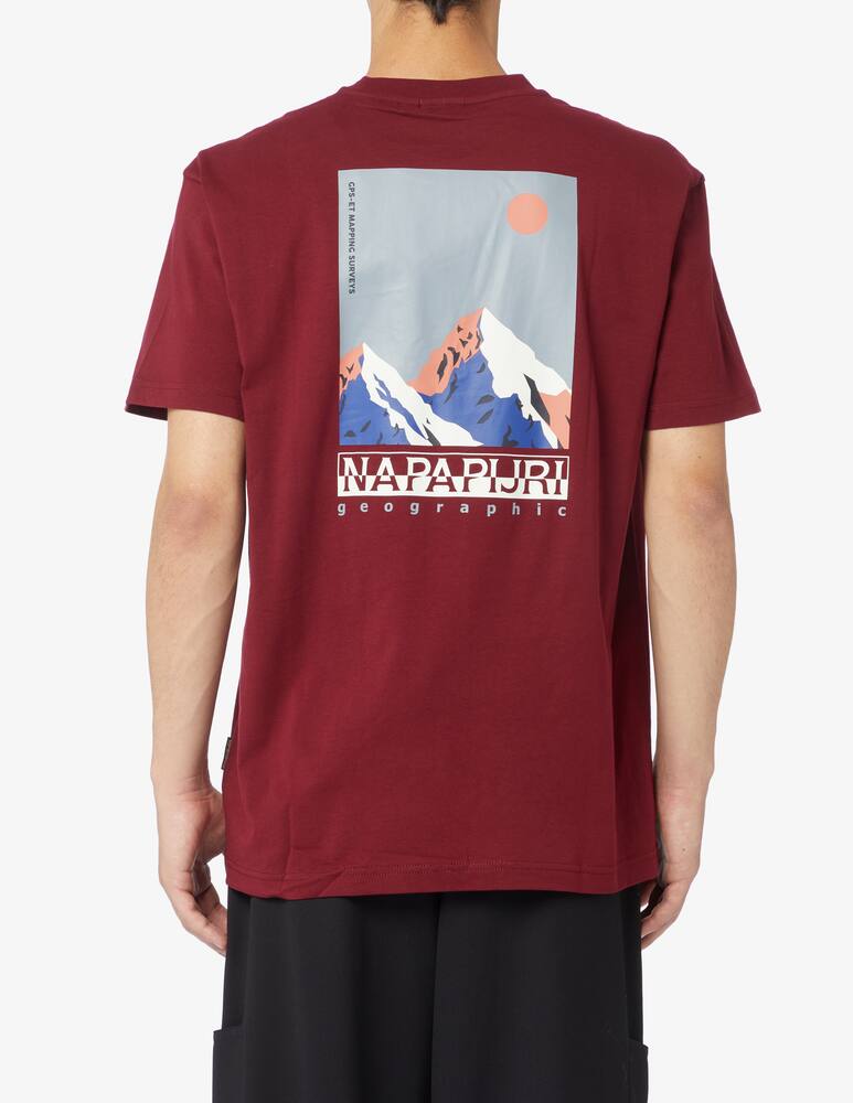 rinascente Napapijri Maglietta logo montagna