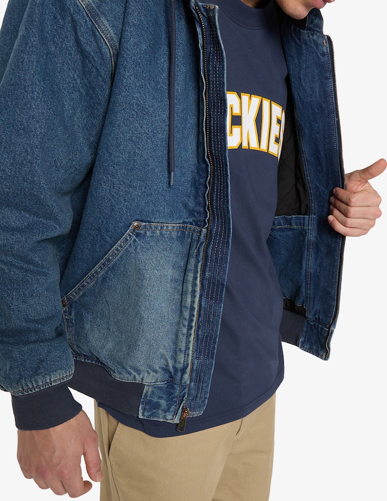 Dickies Hooded denim bomber - picture 4 Dickies Hooded denim bomber - picture 4