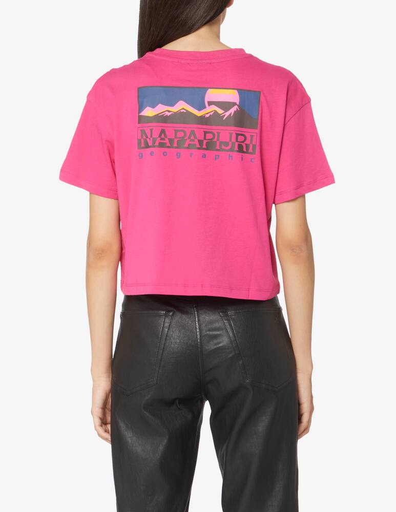 rinascente Napapijri T-shirt a manica corta crop Cold - Rosa