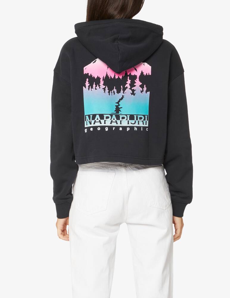 rinascente Napapijri Hockey crop hoodie - Black