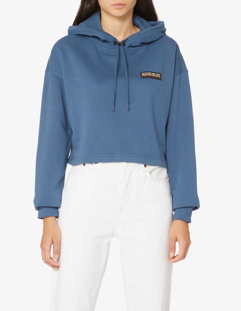 Napapijri Hockey crop hoodie - Blue - picture 1 Napapijri Hockey crop hoodie - Blue - picture 1