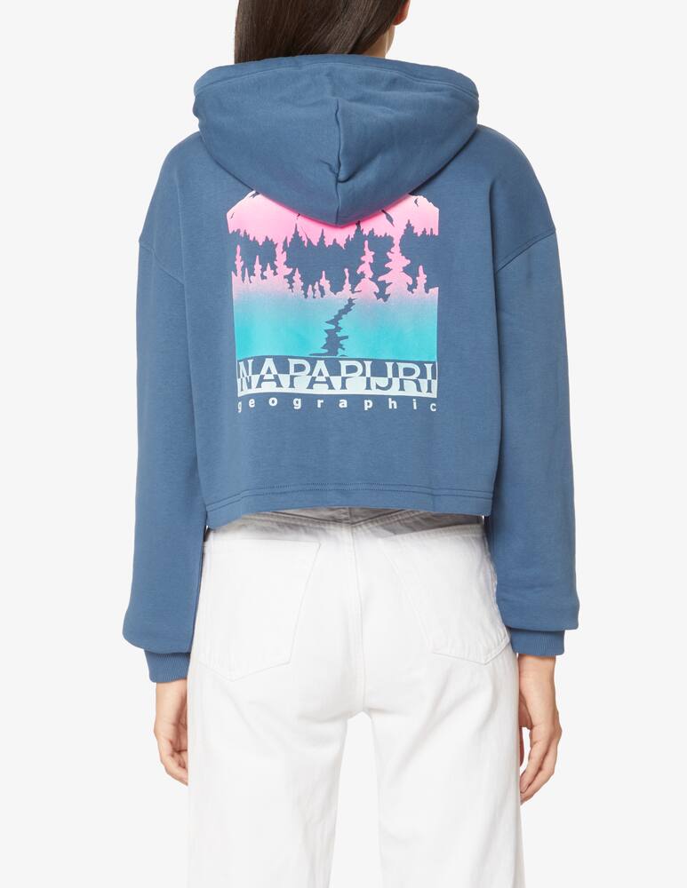 rinascente Napapijri Hockey crop hoodie - Blue