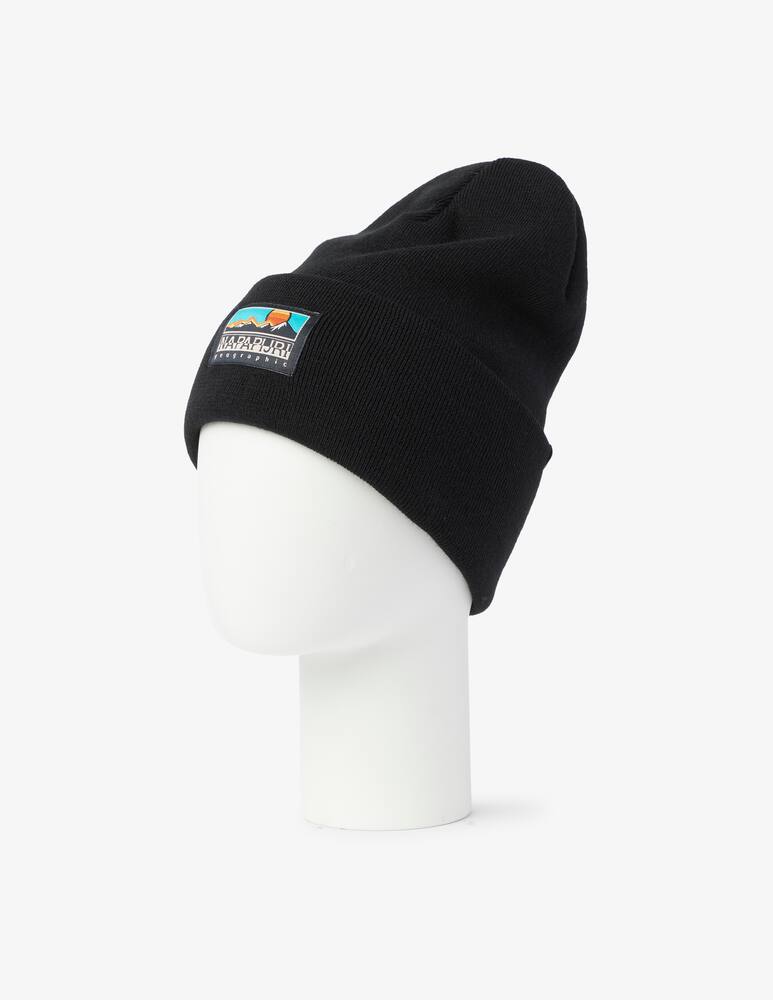 rinascente Napapijri Berretto con patch mountains - Nero