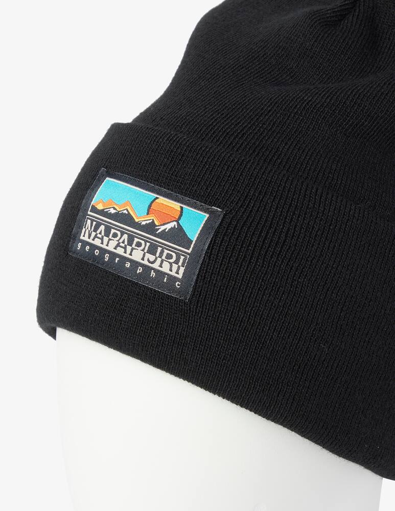 rinascente Napapijri Berretto con patch mountains - Nero