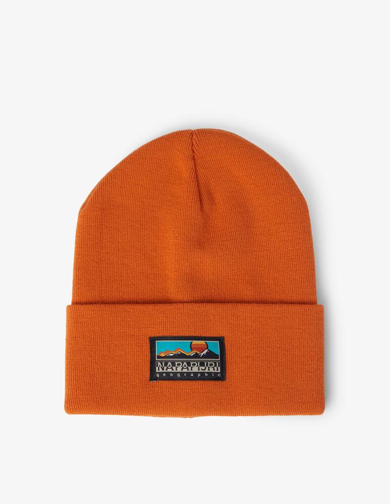 rinascente Napapijri Mountains patch beanie - Brown