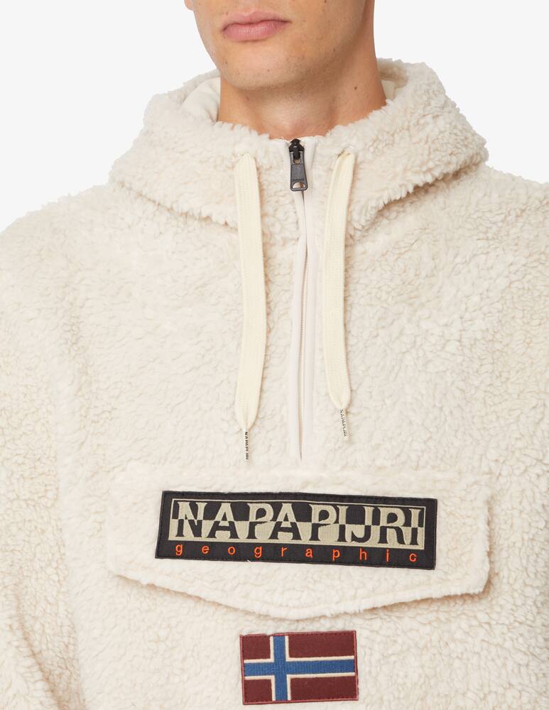 rinascente Napapijri Giacca con cappuccio orsetto anorak burgee - Beige