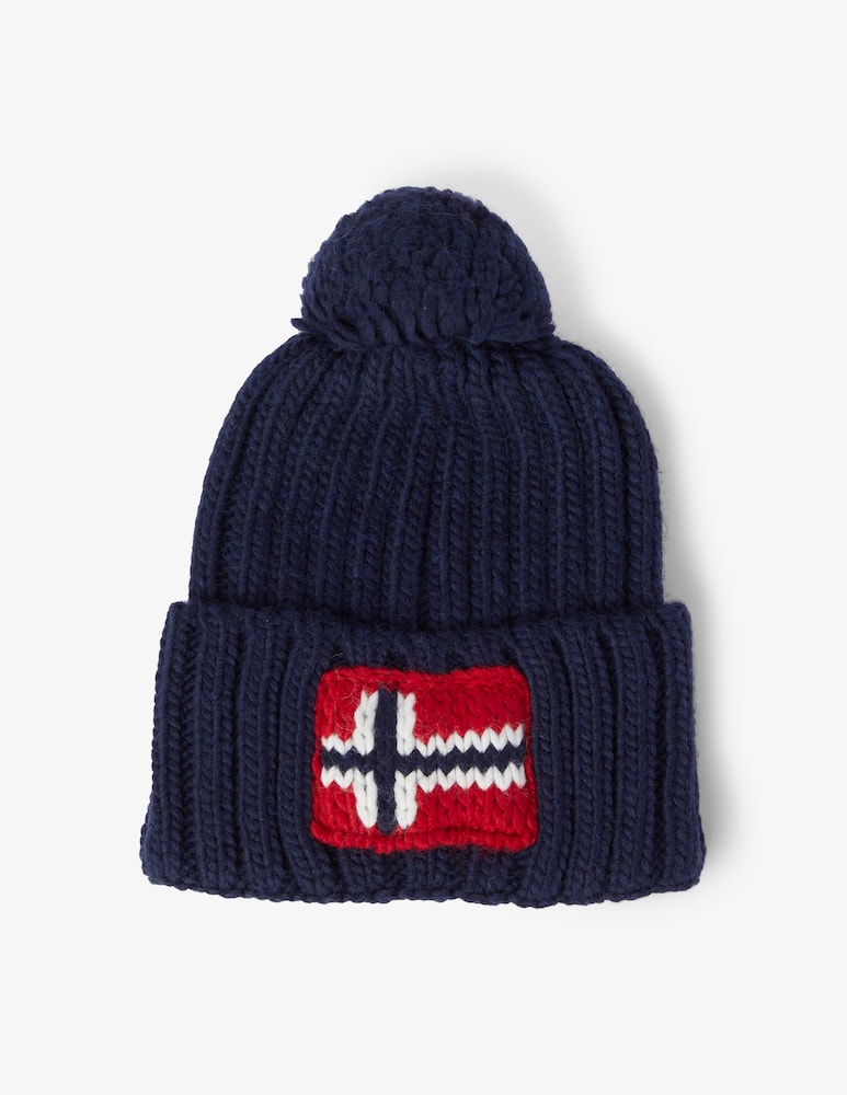 Napapijri Pom pom flag beanie - picture 2 Napapijri Pom pom flag beanie - picture 2