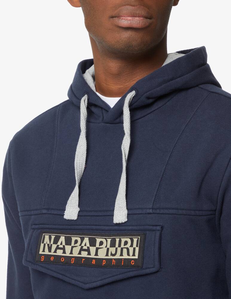 rinascente Napapijri Felpa con cappuccio rainforest burgee - Blu