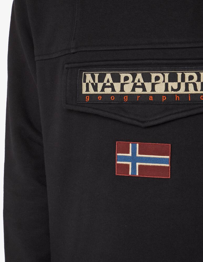 rinascente Napapijri Rainforest burgee hoodie - Black