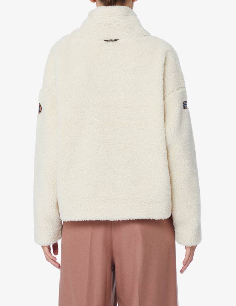 rinascente Napapijri Pile a collo alto Teide - Bianco