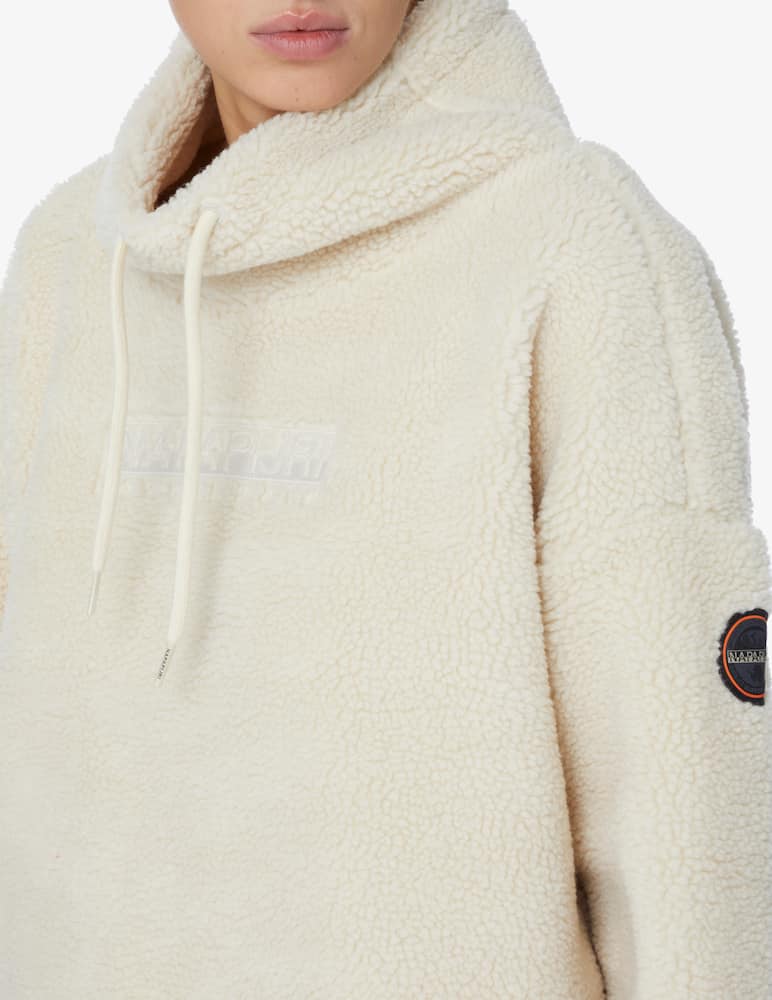 rinascente Napapijri Pile a collo alto Teide - Bianco