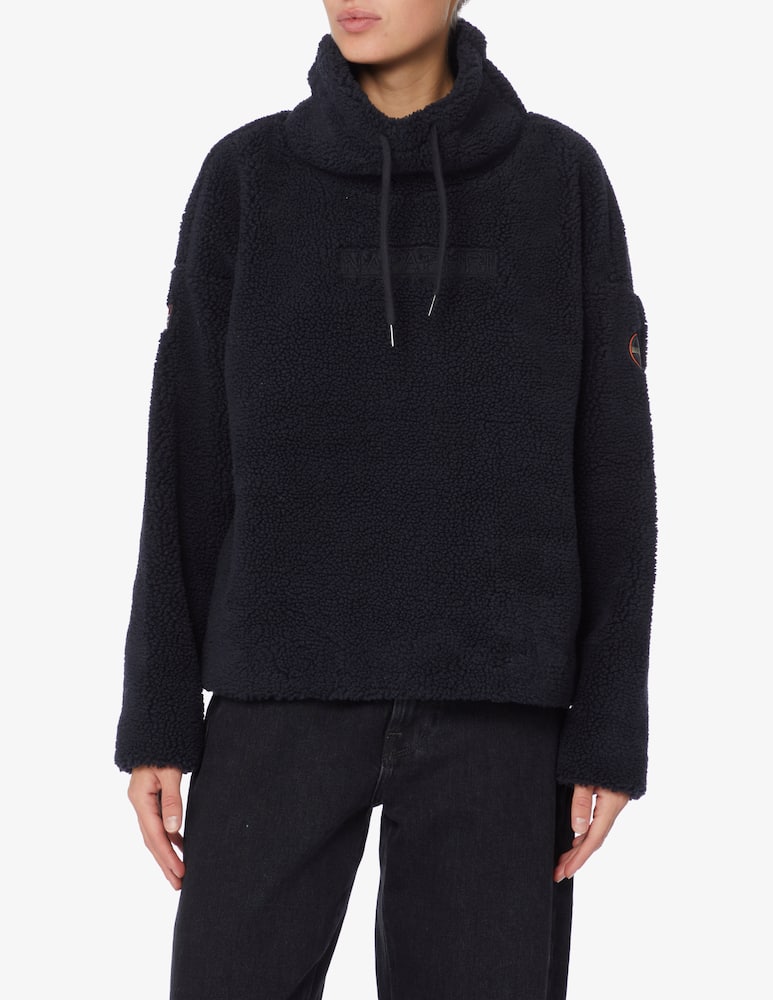 Napapijri Teide turtleneck fleecewear - Black - picture 1 Napapijri Teide turtleneck fleecewear - Black - picture 1
