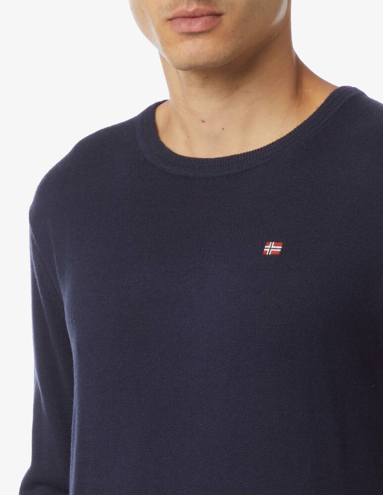 rinascente Napapijri Flag wool crewneck jumper