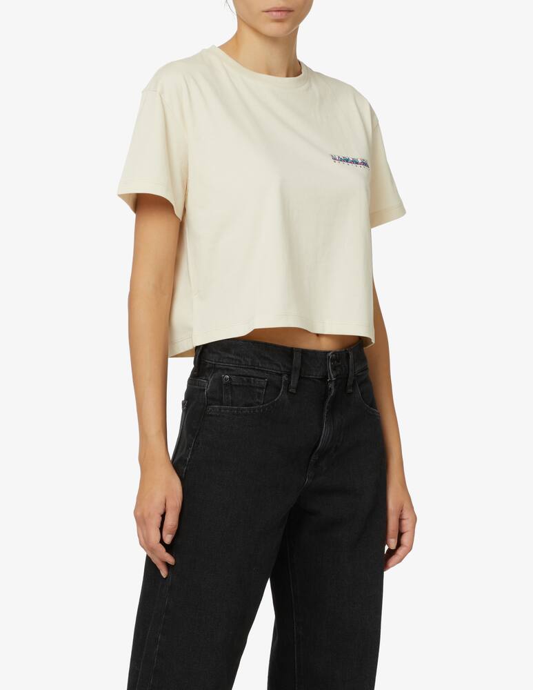 Napapijri T-shirt a manica corta Rope - Beige - immagine 1 Napapijri T-shirt a manica corta Rope - Beige - immagine 1