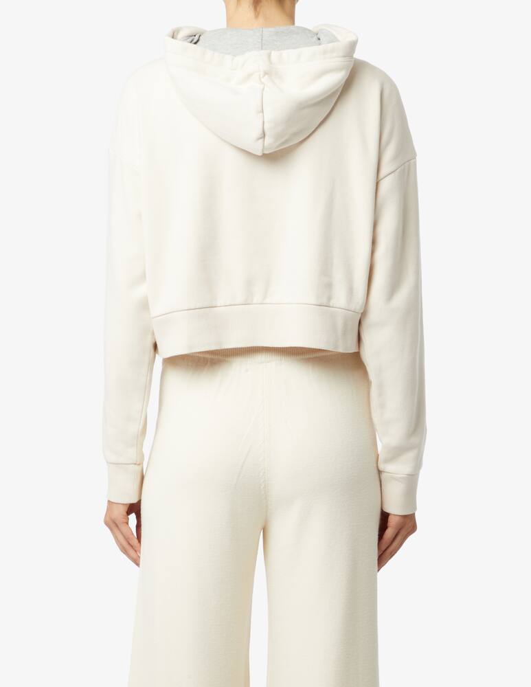 rinascente Napapijri Felpa cropped con cappuccio Burgee - Beige