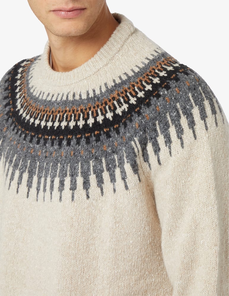 rinascente Timberland Maglia girocollo misto lana fairisle