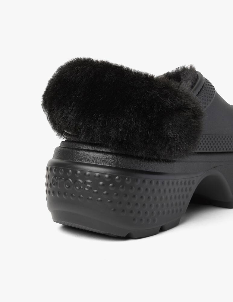 rinascente Crocs Stomp lined clog fauxfur