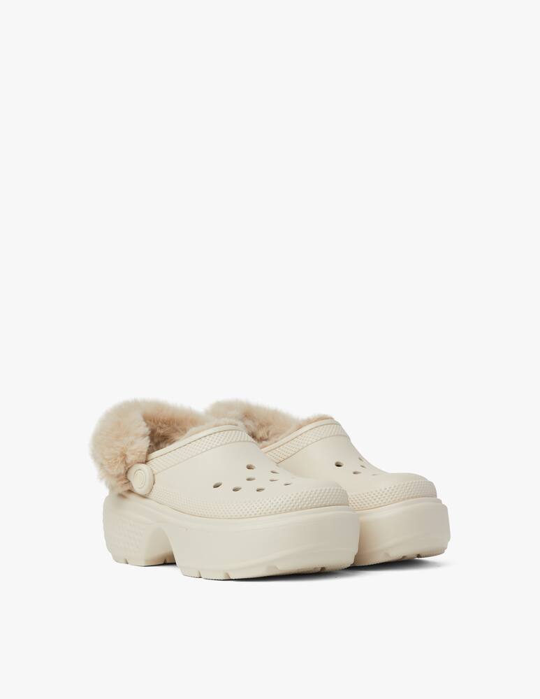 rinascente Crocs Stomp lined clog fauxfur