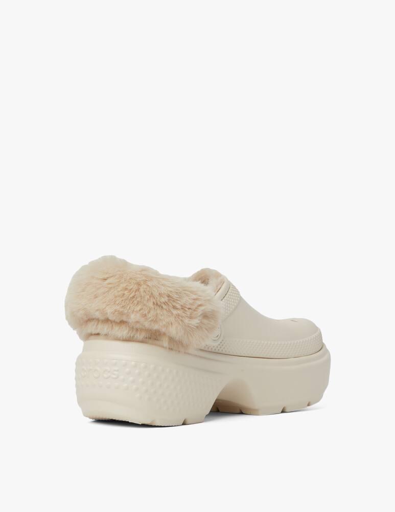 rinascente Crocs Stomp lined clog fauxfur