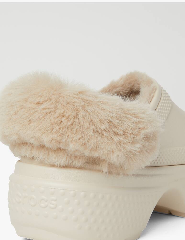 rinascente Crocs Stomp lined clog fauxfur