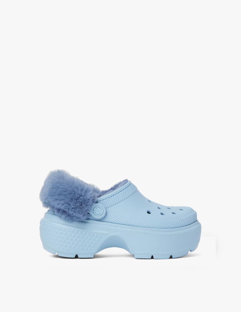 Crocs Zoccolo foderato in ecopelliccia - immagine 1