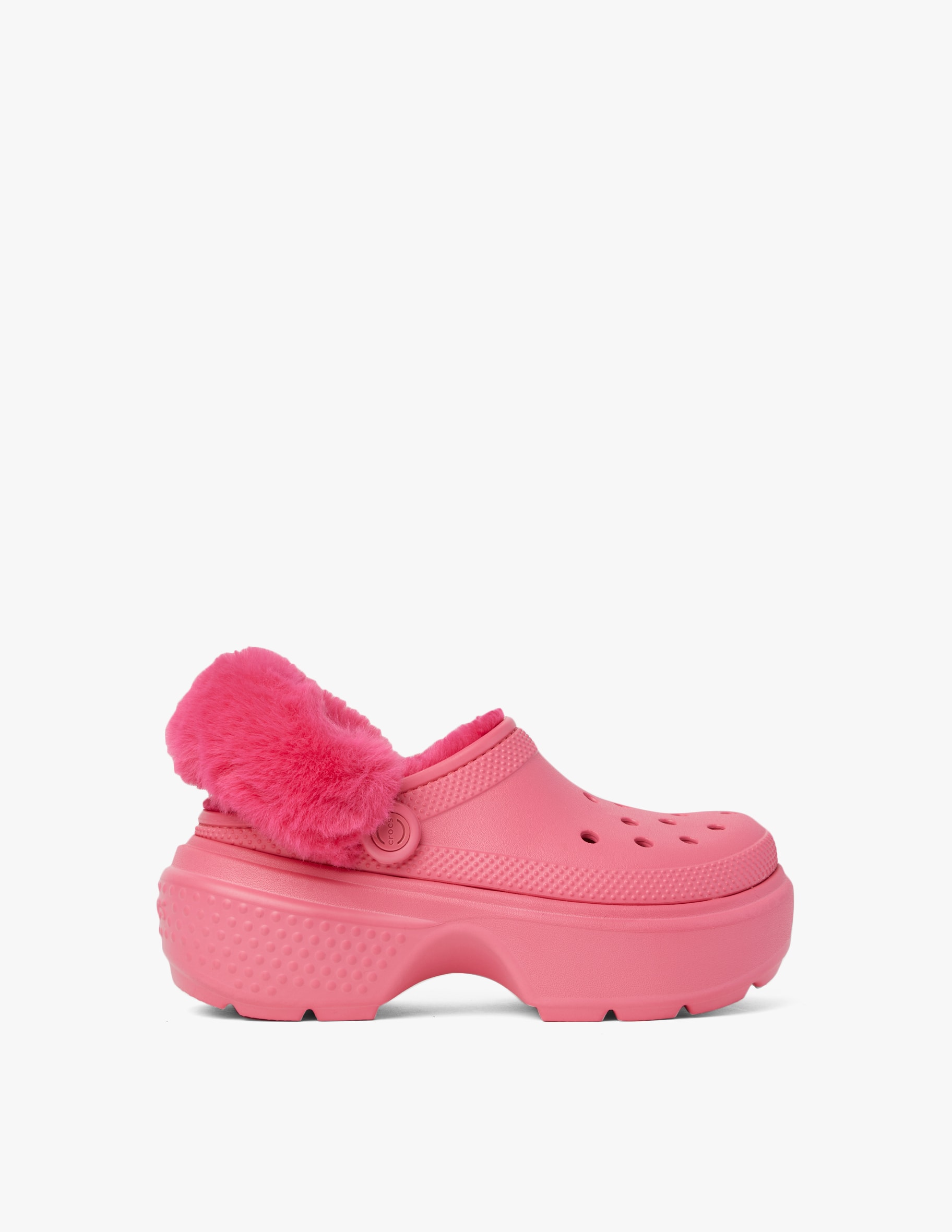 Crocs Bumpy Shop Crocs Stomp lined clog fauxfur on Rinascente