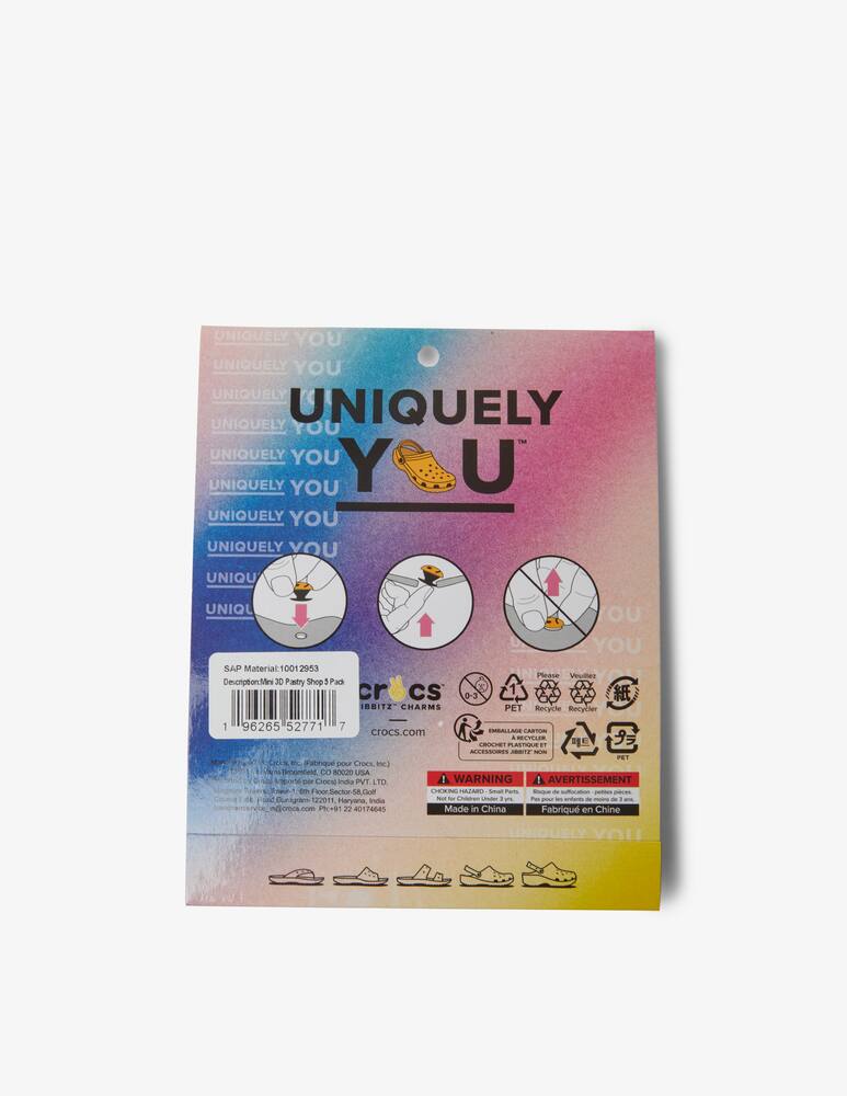 rinascente Crocs Mini 3d pastry shop 5 pack