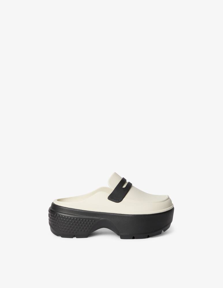 rinascente Crocs Stomp metallic loafer