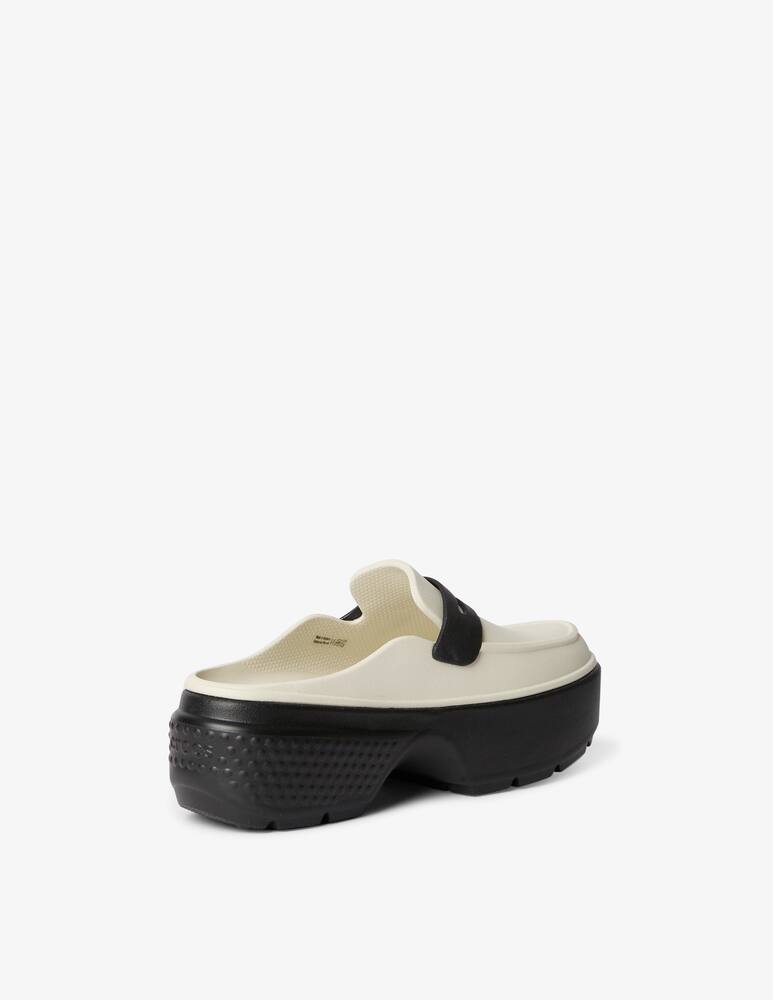 rinascente Crocs Stomp metallic loafer