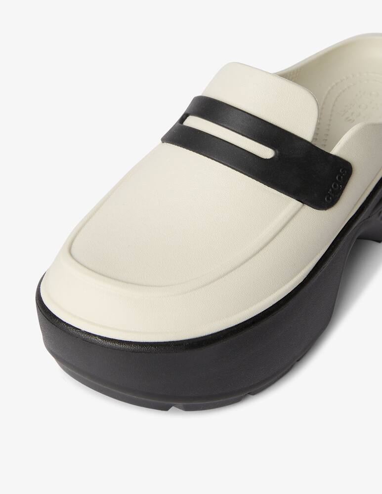 rinascente Crocs Stomp metallic loafer