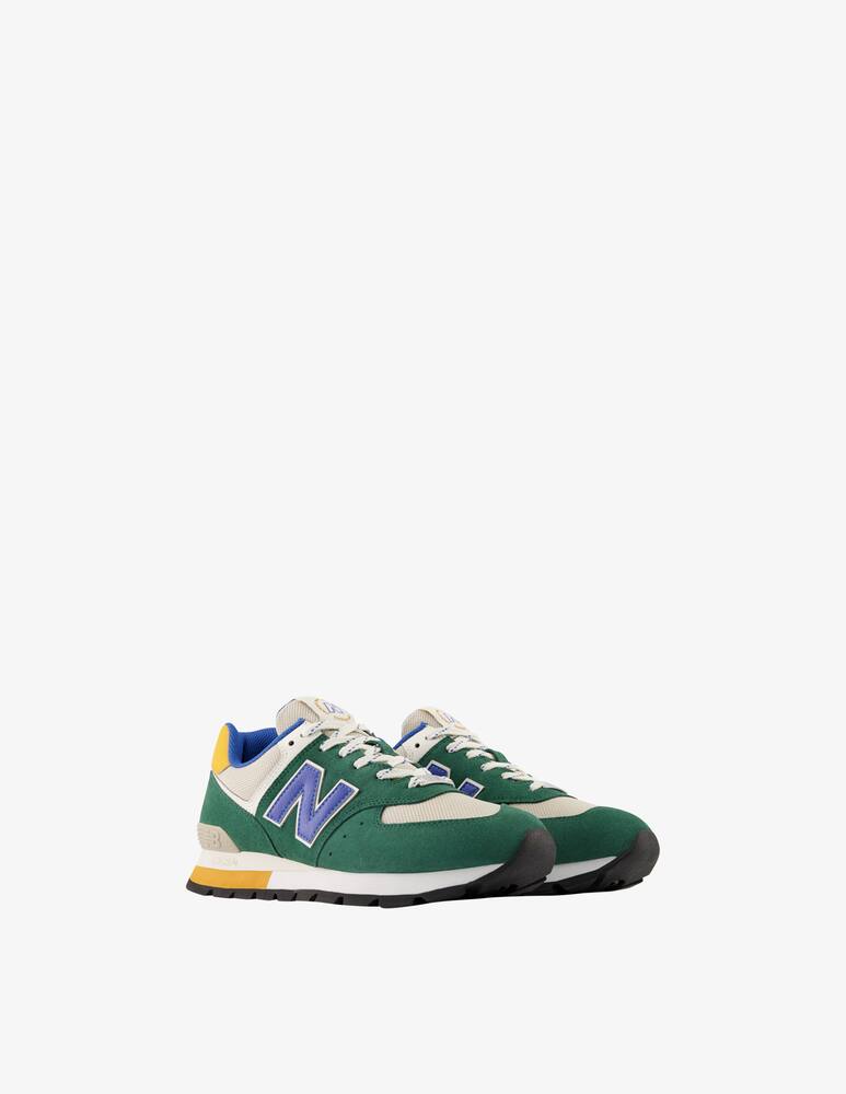 rinascente New Balance 574 suede mesh sneakers - Multicolor