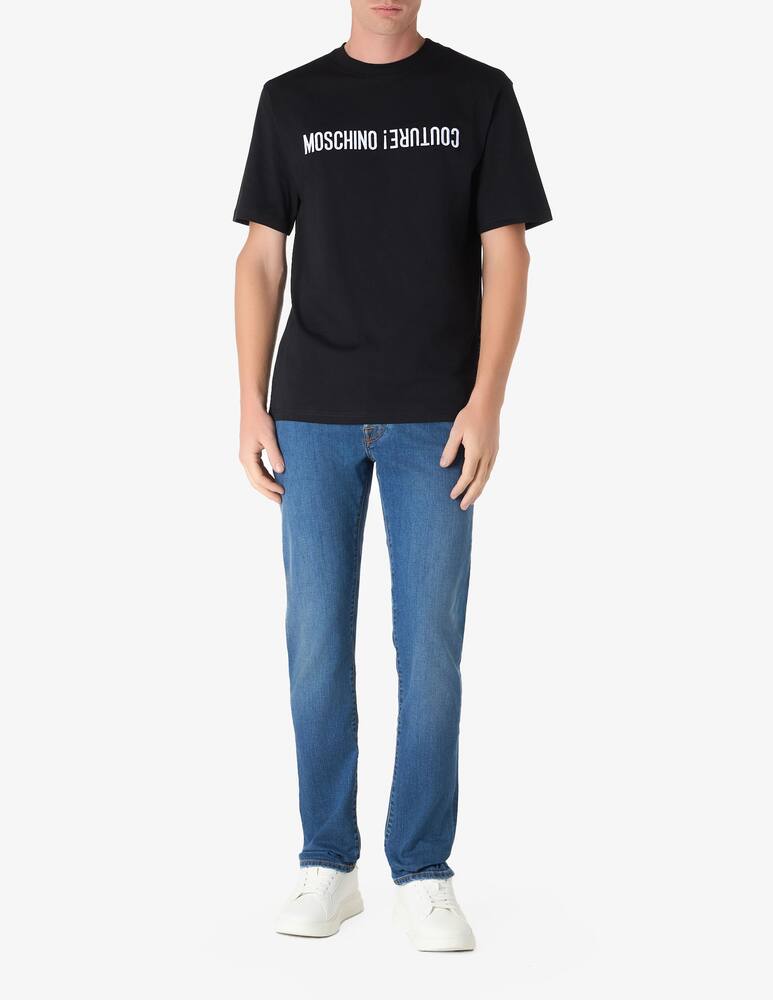 rinascente Moschino Maglietta maniche corte moschino couture upsidedown