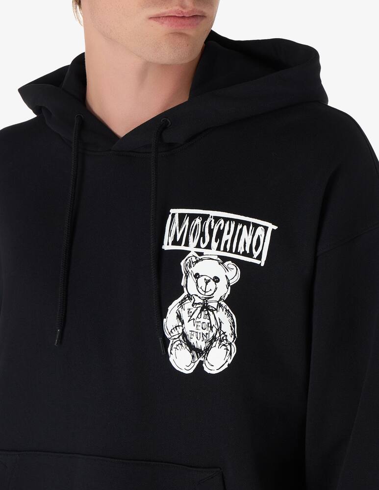rinascente Moschino Seasonal teddy hoodie