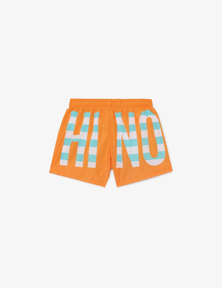 rinascente Moschino Striped logo boxer