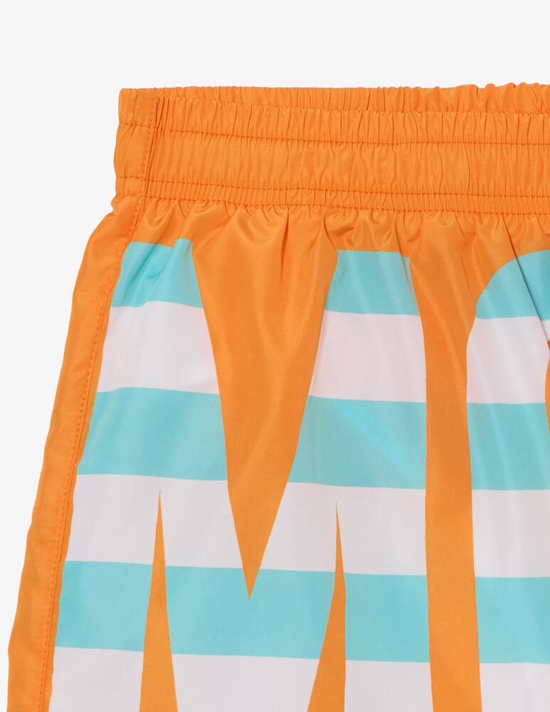 rinascente Moschino Striped logo boxer