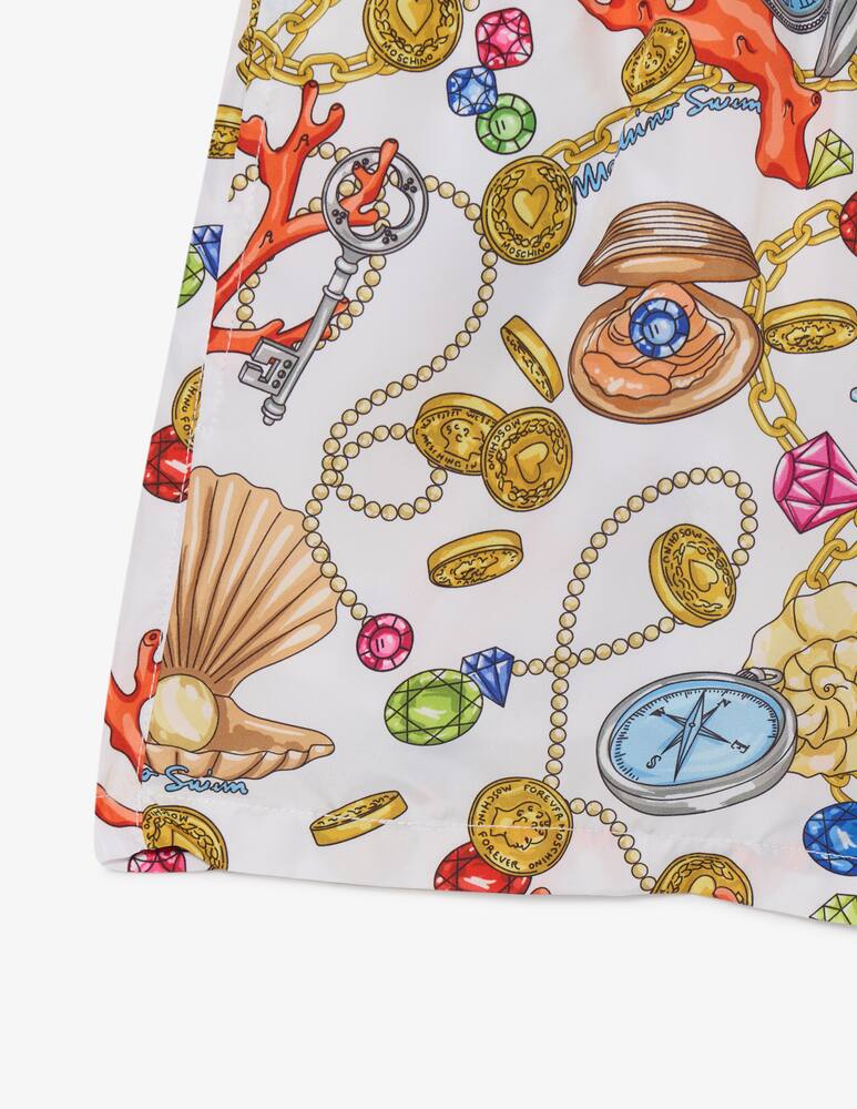 rinascente Moschino Treasure print boxer
